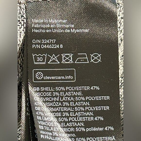 Divided H&M Womens Open Front Cardigan Size Small Gray Side Slit Long Sleeve - Picture 4 of 6